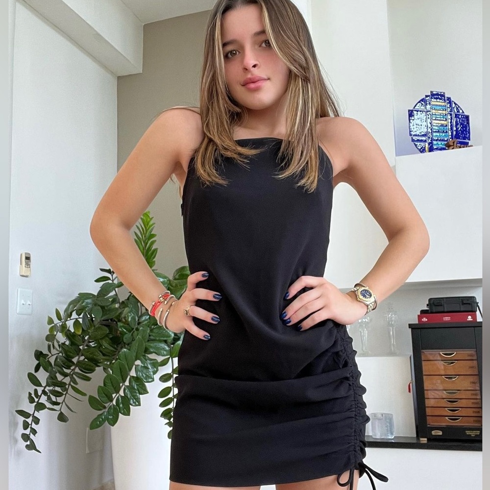 Zara black dress size small.